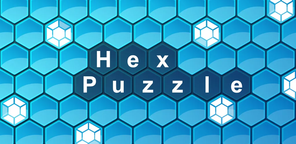 Banner for Hex Puzzle showcasing key game features
