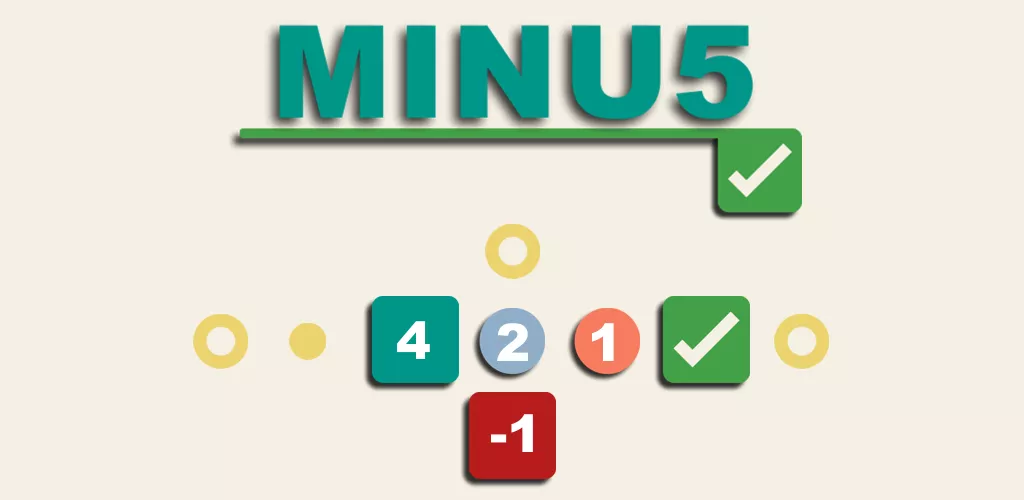 Banner for MINU5 showcasing key game features