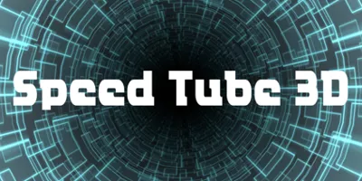 Banner for Speed Tube 3D showcasing key game features